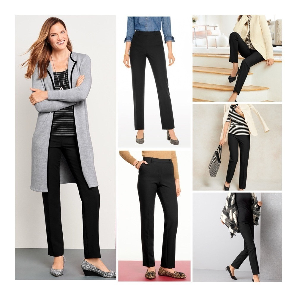 Talbots Pull-On Cambridge Pant - Black